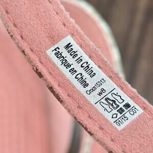 Crocs Leigh II Sandals Women's 8 Graphic Ankle Strap Buckle Comfort Wedge Shoes